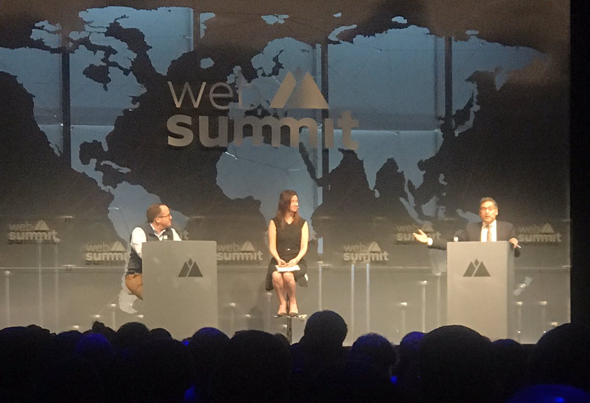 CentricToday's tweet photo. #WebSummit even here, ‘judgement’day is a topic. We talk about #KeepingAmericaGreat and how it effects all around. “The only thing the President is bringing back, is corruption” 🙄 #Election2019 https://t.co/vjFVrEb3XV