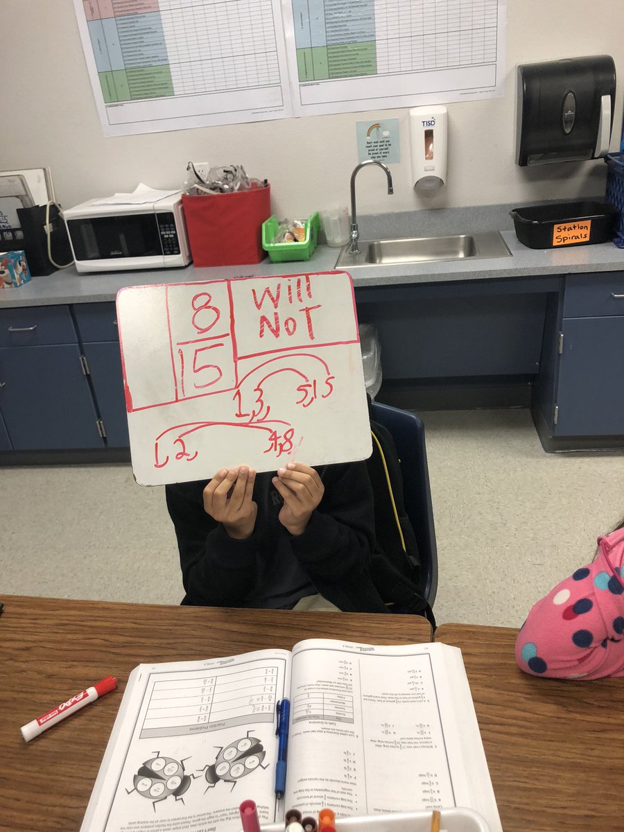 jdanielfrost's tweet photo. Using factor rainbows to determine whether or not fractions will simplify. These kids know how to work! #templeisdproud https://t.co/vnROnEEeWn