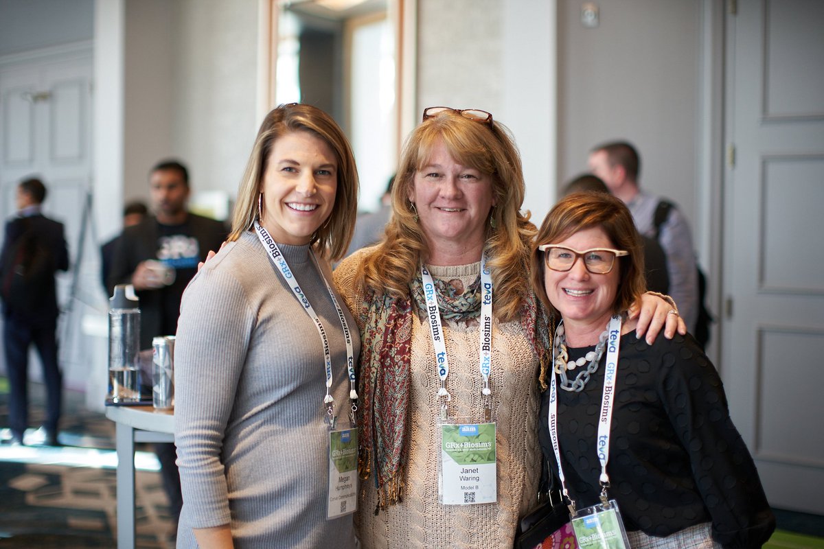 ericaklinger's tweet photo. At #GRxBiosims with my super talented marketing and communication partners @JanetMWaring and @MeganLHumphreys! We are cute + smart! Appreciate your expertise and support + a big congrats to Megan for the new addition to the family! #digital #marketing #WiHP @ModelBco @ConveComms https://t.co/2MEUweoyLC
