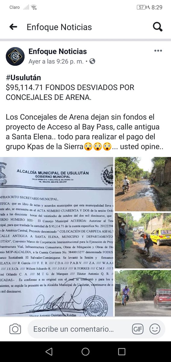 LesliejRa's tweet photo. Dicho acceso, el @FOVIALITO lo había dejado listo para el asfalto en 2 ocasiones y la alcaldía no hizo nada y siempre argumenta que el @ObrasPublicasSV no quiere realizar la obra, siendo esta de gran utilidad ya que es acceso al bypass a la ciudad de Usulután y viceversa. https://t.co/4xwQa2KNsD