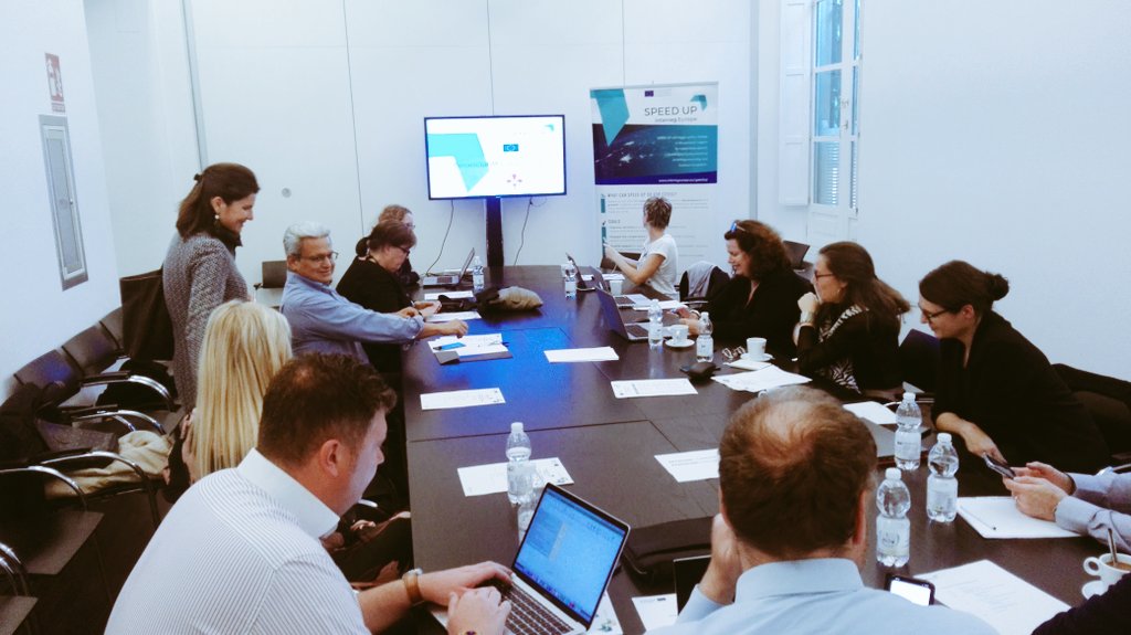 SPEEDUPproject's tweet image. Action Plan Workshop in Seville!
Submitted Good Practices have been selected and SPEED UP partners developed action plans on how to implement them in their regions. Check out action plans on interreg site interregeurope.eu/speedup/action…