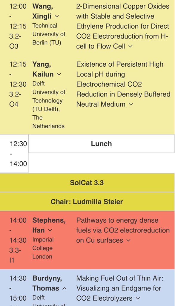 TomBurdyny's tweet photo. Can’t wait for #SolCat19 @nanoGe_Conf. It’s the most complete program for CO2 Electrolysis I’ve seen at a conference. Catalysts, mass transport, cell design AND operating parameters all discussed. The times they are a-changin’. Check out Kai and Kailun’s talks! https://t.co/PxtlR5V0m4