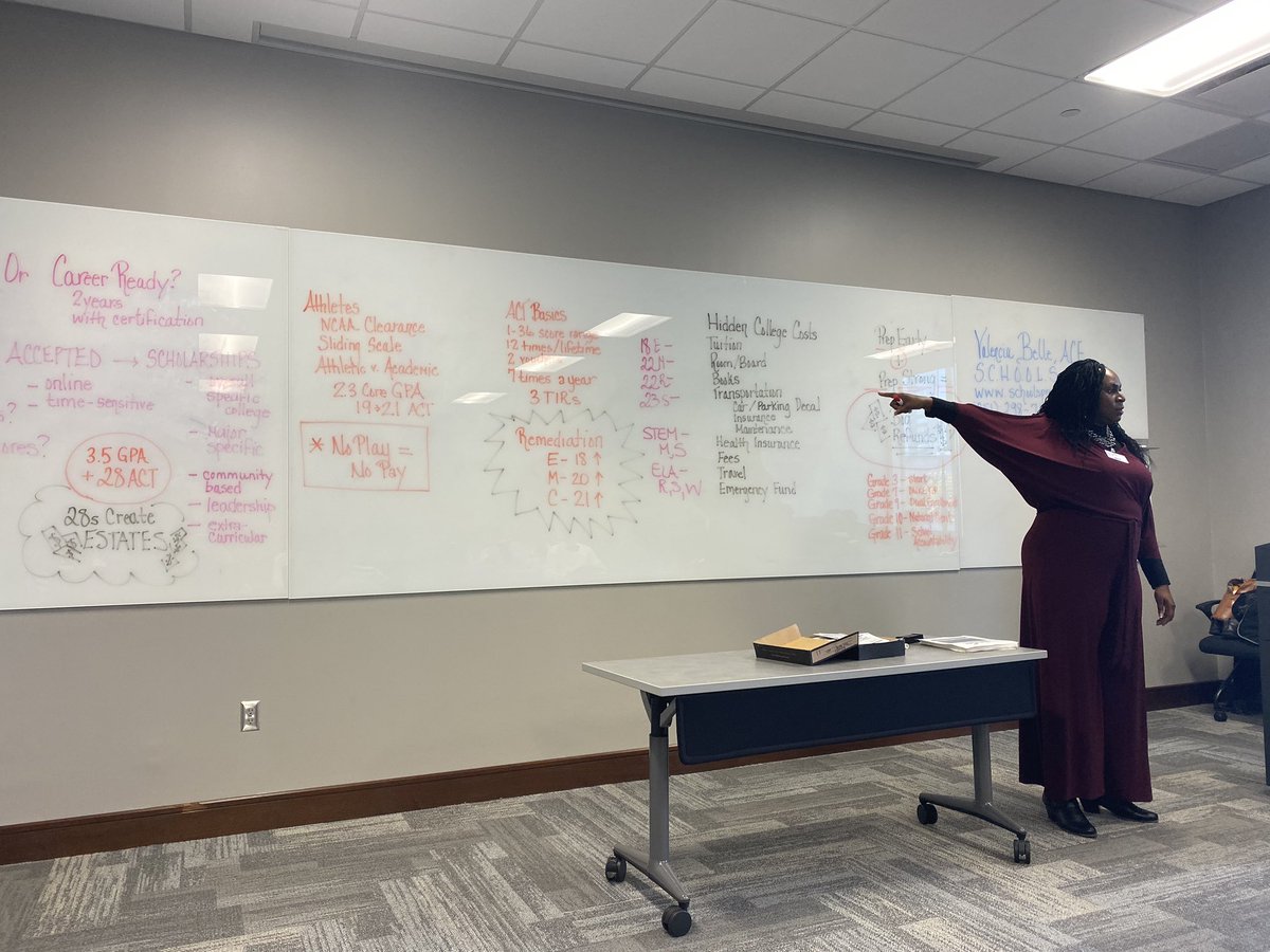 K_Clowdy's tweet photo. Students from @pghs_spartans taking notes as Miss Valencia Belle educates us on the importance of an @ACT score! #ACT30plus @ALPowerFdn @PghsGuidance https://t.co/zFXeEZcQOI