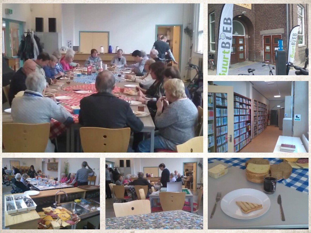 U heeft iets gemist vanmorgen, was erg gezellig en goede gesprekken tijdens de twee wekelijkse #lunchontmoeting 🍽 in Welzijngebouw 'de Ottoburg'. De eerst volgende lunchontmoeting is op dinsdag 19 november 2019 van 12:00 tot 13:30uur Esdoornstraat 3A Rijswijk. #sbor #buurtbieb