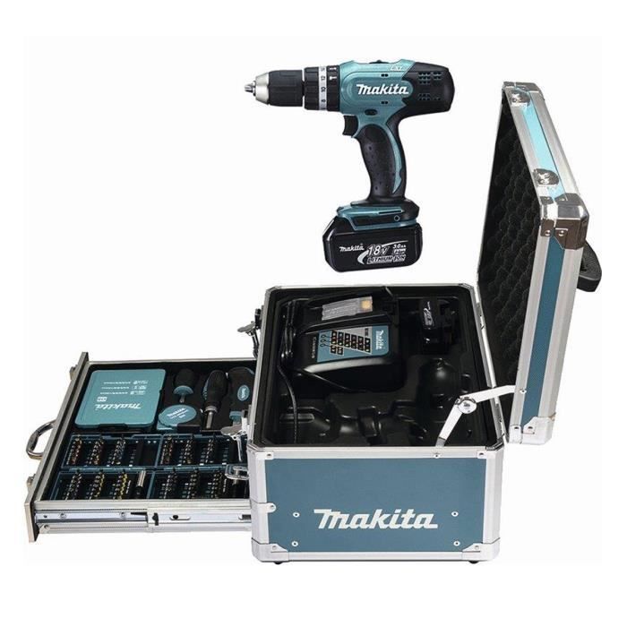 iziva's tweet image. MAKITA Perceuse-visseuse à percussion DHP453RFX2 pas cher avec 2 batteries 18V 3Ah Li-ion prix Perceuse Cdiscount 279.99 € TTC au lieu de 349 € - bit.ly/2PRG0Bg

#makita #Perceusevisseuse #Perceusepascher #Perceuse #Cdiscount #Outillage #iziva #outillage