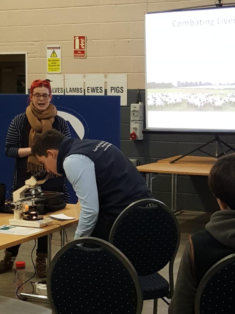 Gill_Mitchell_'s tweet photo. Lovely day with @natsheep next gen winter workshops at Sedgemoor Auction Centre, chatting to the next generation of farmers about fluke risk. Looking forward to doing it again in Kendal on Thursday! https://t.co/SWNDNY3J1R
