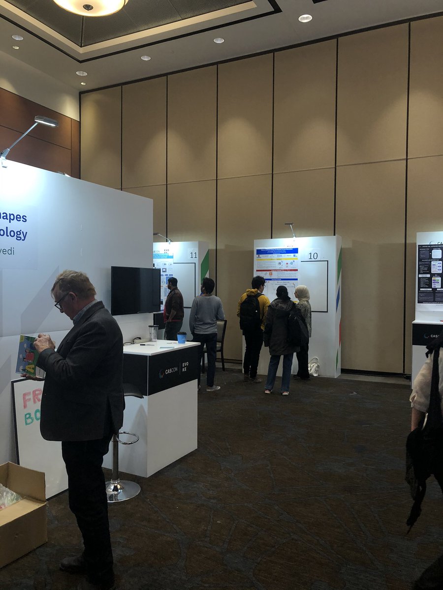 maxinearbez1's tweet photo. Come check out the booths in the Expo for some really cool content (and snacks) 🤩

#CASCONxEVOKE #CASCON @IBMCanada @EvokeCanada https://t.co/7TLyn28LJo