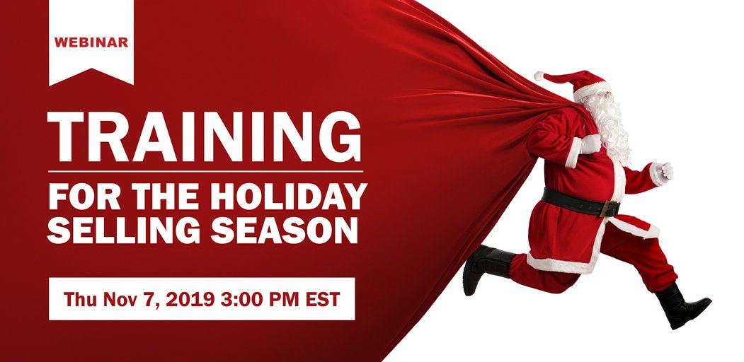We're hosting a webinar! Join us for Training For "The Holiday Selling Season" to get great tips and tricks to help you sell like a champ!

Register here🡆bit.ly/2NkifAf

#TuesdayMotivation #ecommerce #onlineprinting #Training #Christmas #BlackFriday #shoplocal #camera