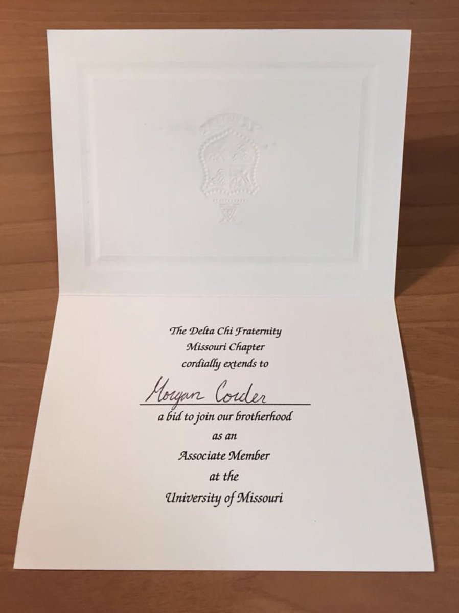 MorganCorder's tweet photo. Four years ago today I joined the brotherhood of a lifetime. Thankful for how the fraternity has shaped my life. ITB! #ThankaDX https://t.co/rKa3udeGR5