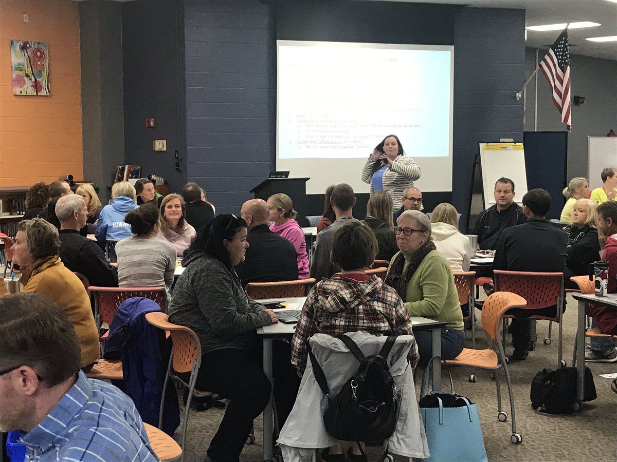 GregSearsEdu's tweet photo. Powerful conversations happening at @NagelNighthawks today.   Teachers sharing stories when they have witnessed or personally experienced inappropriate comments or bias.  Being vulnerable enables future growth.   Staff also discussed “speak up strategies”.   #FHSDEPIC https://t.co/KTOTF4edB0