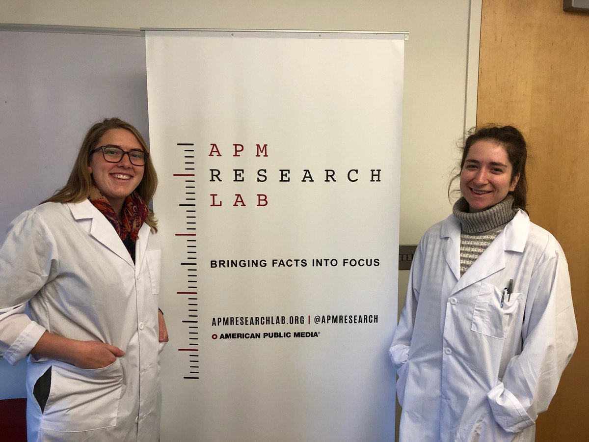 APMResearch's tweet photo. Thank you to @thewatermain's @laurenhumpert for stopping by the lab and bringing @sesamekennedy! Both alumni of @uofl and both #FactFans😎 Wishing @sesamekennedy good luck with her residency interviews!! #LabVisitor https://t.co/iU5noWZDwY