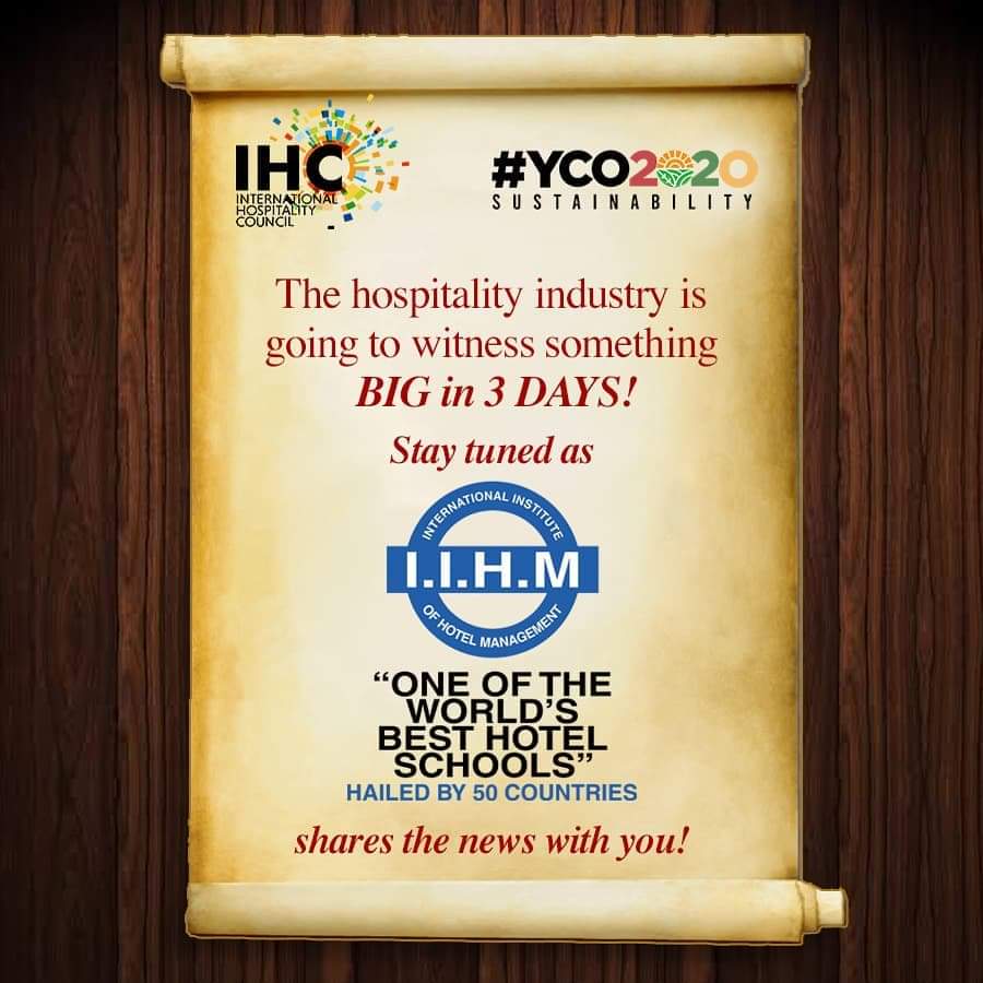 delhi_iihm's tweet photo. We have news to share! Want to know what IIHM has got to say? Keep an eye here.
#iihm #hospitality #hotelmanagement #hotelmanagementrocks #iihmrocks #IIHMBest3Years #ChefLife #Culinary #Chef #hospitality #Featured #teteatete #workshop #iihmite #launch #news #bignews https://t.co/kG46a8w2wL