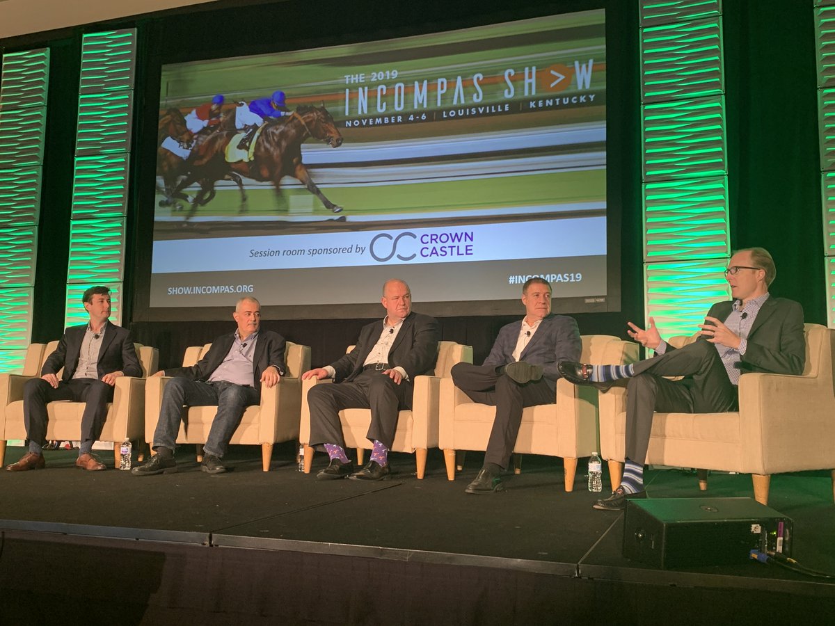 INCOMPAS's tweet image. Drew FitzGerald @WSJ  Milo Medin @Google Chris Levendos @CrownCastle Ray LaChance @ZenFi_Networks &amp;amp; James Henry @Bank_Street discuss the Race to 5G #INCOMPAS19