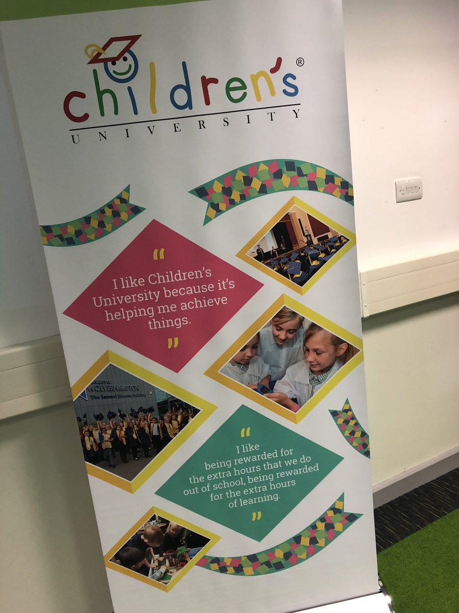 wlv_uni's tweet photo. We’re delighted to be expanding our Children’s University into #Telford thanks to support from the Wynn Foundation. The project celebrates learning beyond the classroom and @ProfJDunne welcomed local schools to today’s launch 🎉 https://t.co/H2JiWyWOvY