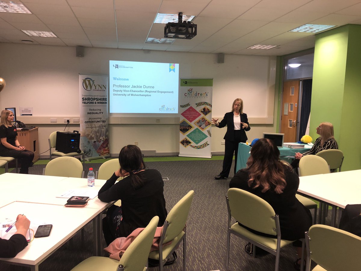 wlv_uni's tweet photo. We’re delighted to be expanding our Children’s University into #Telford thanks to support from the Wynn Foundation. The project celebrates learning beyond the classroom and @ProfJDunne welcomed local schools to today’s launch 🎉 https://t.co/H2JiWyWOvY
