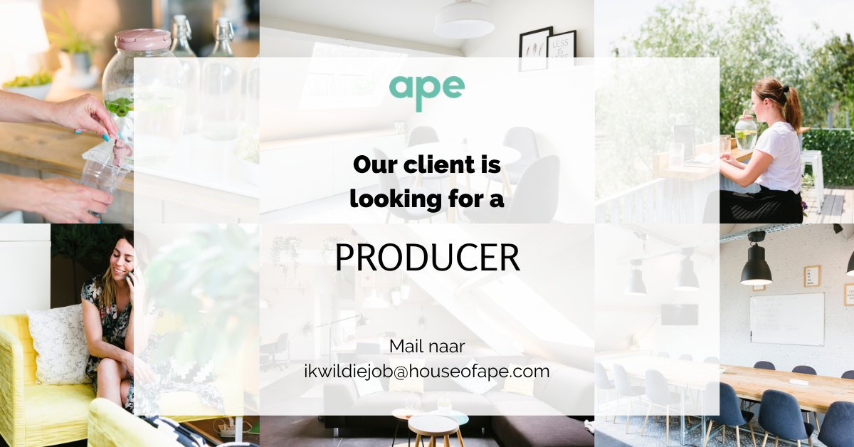 houseofape's tweet photo. VACATURE: Cool productionbedrijf zoekt saus

https://t.co/qDJF8kKNts #mechelen https://t.co/xqAvMHq6RW