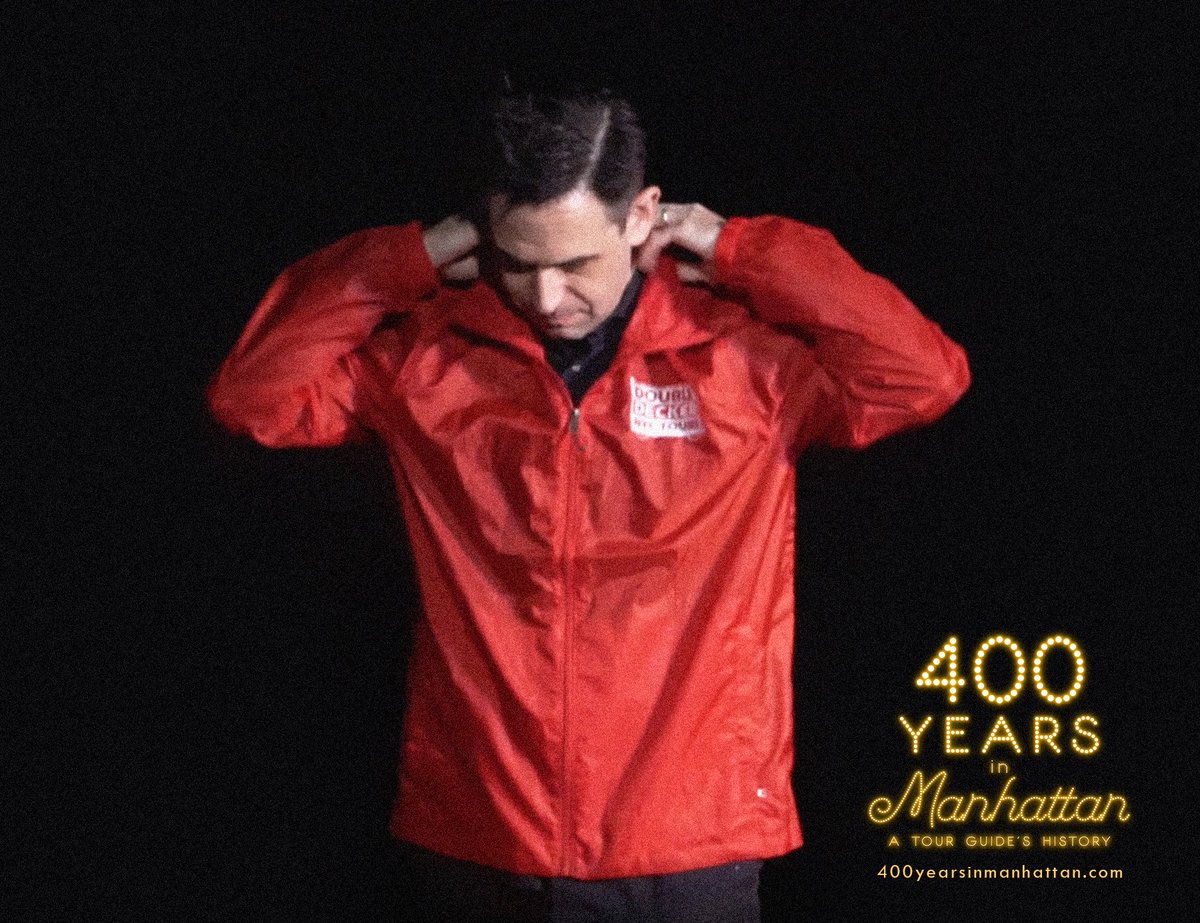 400manhattan's tweet photo. Hey! What are you doing tomorrow night? Come to @TheatreRowNYC at 9 &amp; join us for one last ride through the story of #NYC in the @UnitedSolo festival. You'll laugh, you'll cry, you'll ponder the human condition! Tix &amp; info: https://t.co/izxGlfyIwF #400yearsinmanhattan #theatre https://t.co/u8K7hBAZiQ