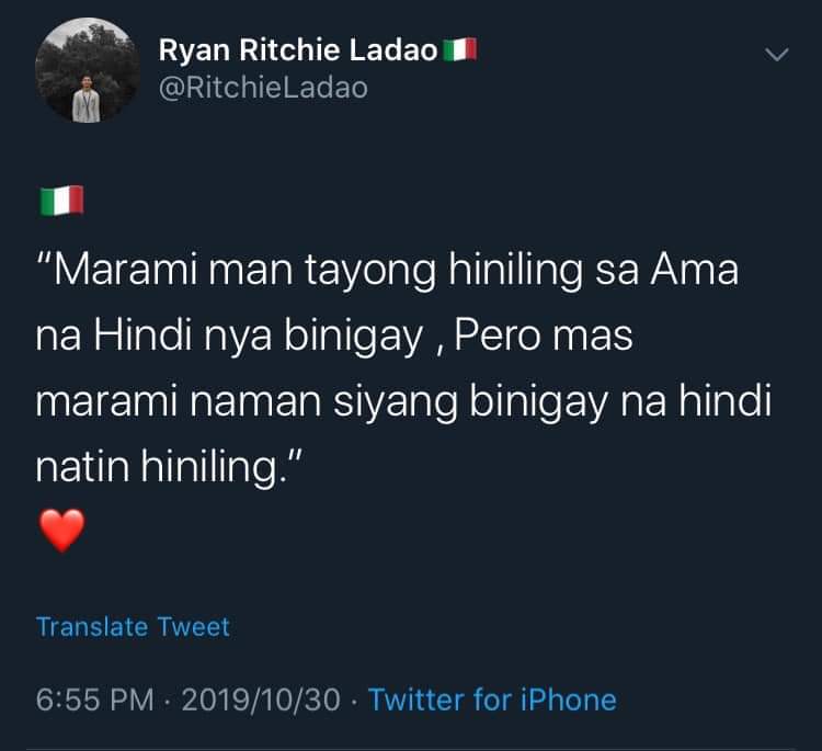akosipapaboom's tweet photo. @RitchieLadao @RitchieLadao kapatid! Nakita ko yung post mo sa Fb. Actually tiwalag ako at lamig. Natauhan ako don sa post mo. Maraming Salamat. Magbabalik loob na ko. Sign ka! Salamat ng marami! Gusto kita makita someday para personal na pasalamatan 😭 https://t.co/fswvrM8QdG