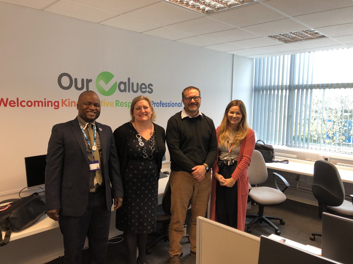 wmakala's tweet photo. @HPFT_NHS was great to have @jane_padmore our Exective Director of Quality and Safety in Essex today .Great opportunity for the Essex & IAPT SBU Staff to talk about what it means to work for our outstanding trust #buildingonoutstanding #itsaboutpeople @sandrabrookes5 @CahillT1 https://t.co/P5Fte8skke