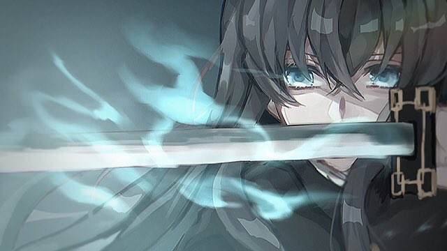 RemさんがTwitterに投稿した時透無一郎(鬼滅の刃)のイラスト。