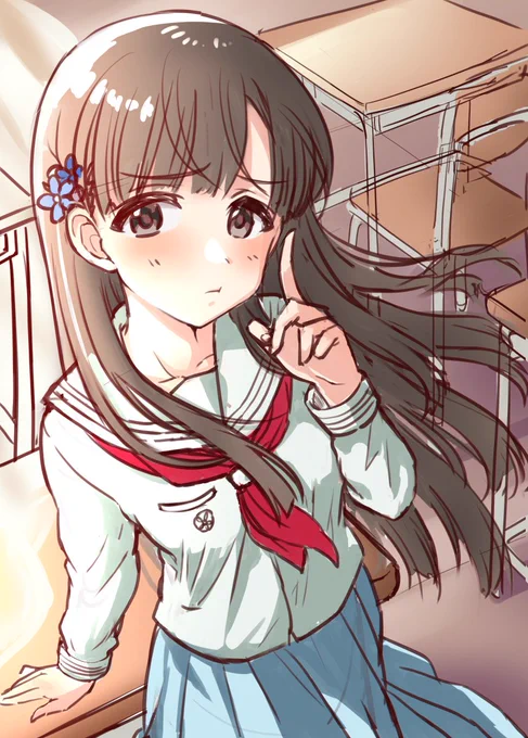 今描いてるラフ～? 