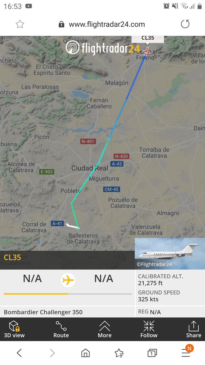 miguelon986's tweet photo. A despegado un avión @wikiCR https://t.co/snhbEUGvCq