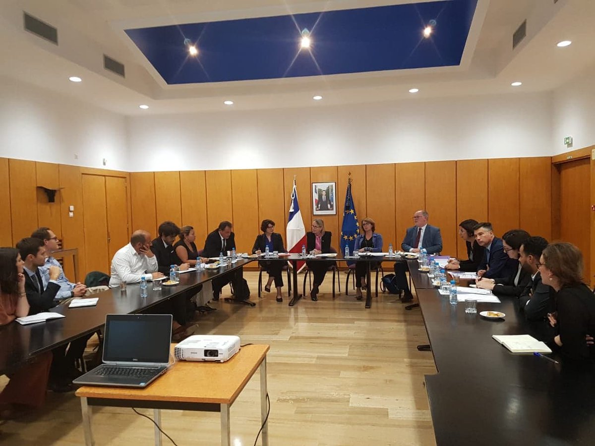 INPIFrance's tweet photo. Une réunion à l'Ambassade de France au Maroc a rappelé la longue coopération franco-marocaine en matière de #PI. 
Les acteurs majeurs français publics et privés de la #propriétéindustrielle et de la lutte contre la #contrefaçon étaient présents pour partager leurs connaissances. https://t.co/HS8kwiE2J7