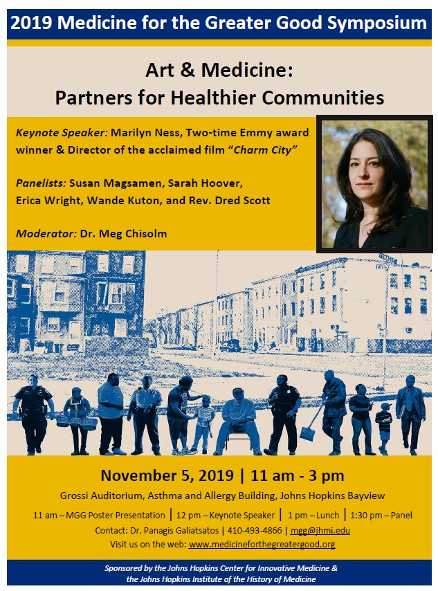 medgreatergood's tweet photo. The #MGGSymposium starts in just a few minutes! #medtwitter #baltimore #baltimorehealth https://t.co/JIoMi1VnmU