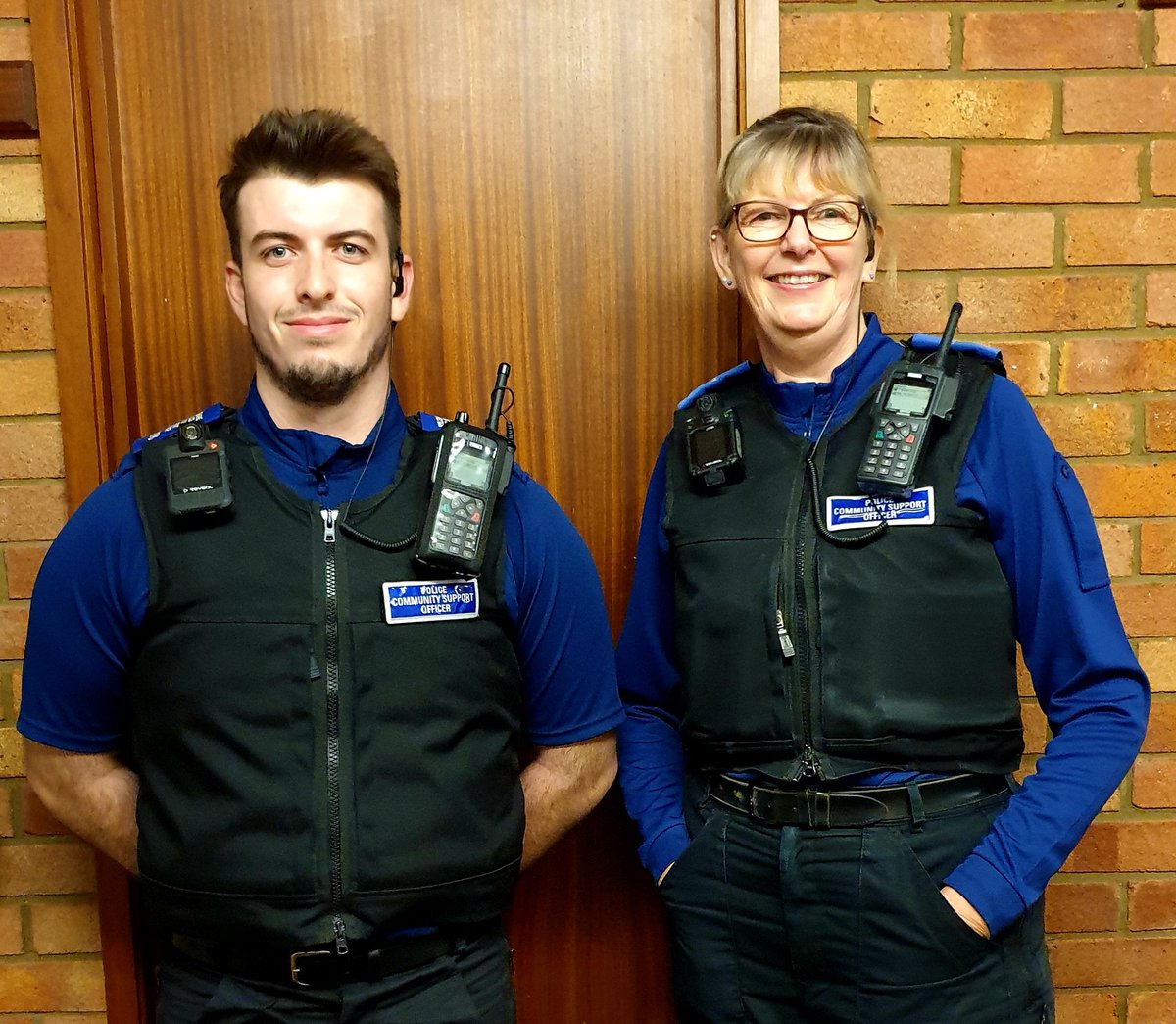 St_Ash_PC's tweet photo. Adam Almond is our new PCSO. He is currently being mentored by Janet Gould. Stop and say hello if you see them out and about! #pcso #ruralcrime #communitypolicing #villagelife https://t.co/2cwug4KZHV