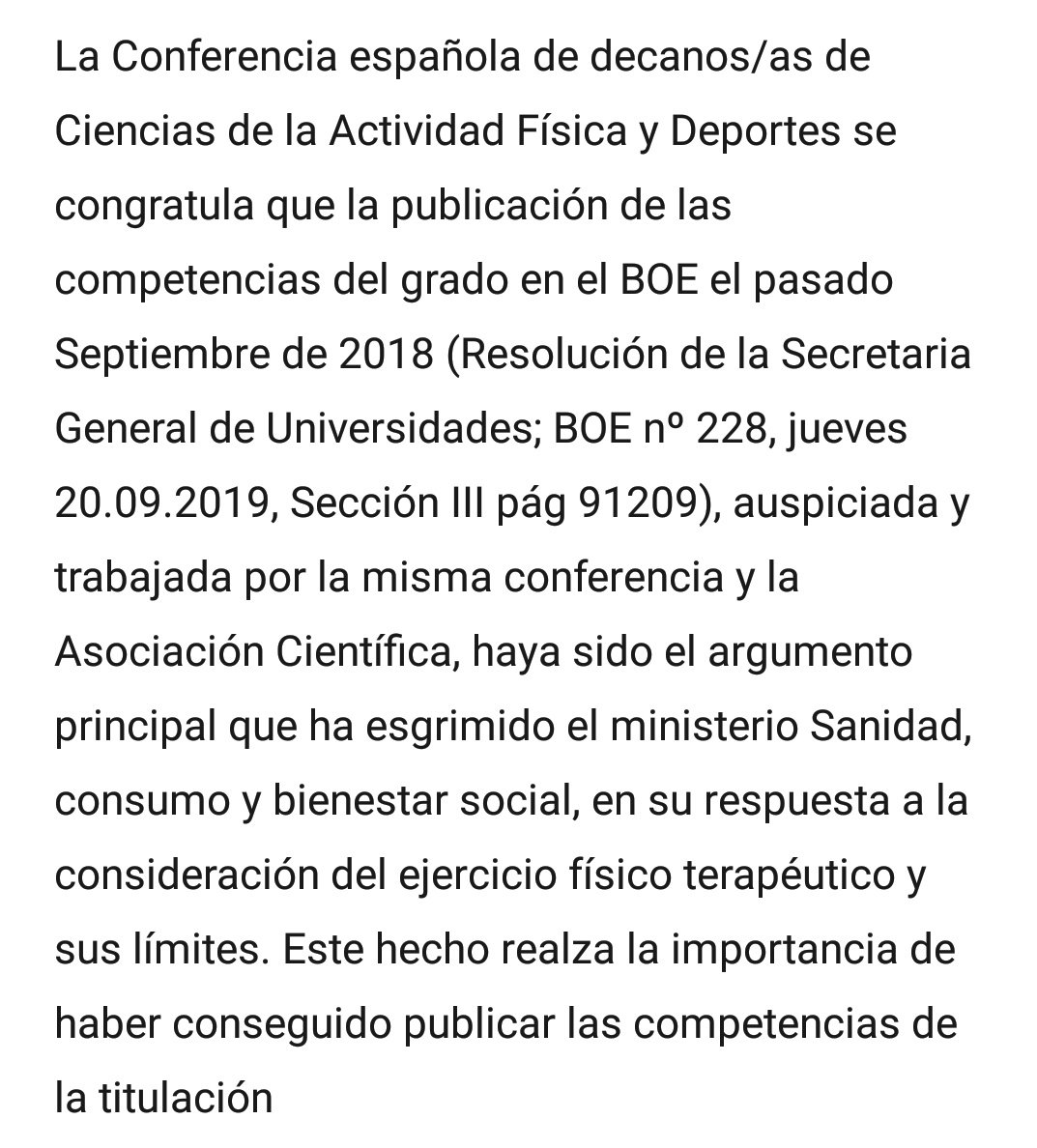 DecanosFade's tweet photo. Comunicado de la @DecanosFade https://t.co/aRlqcxqQpI