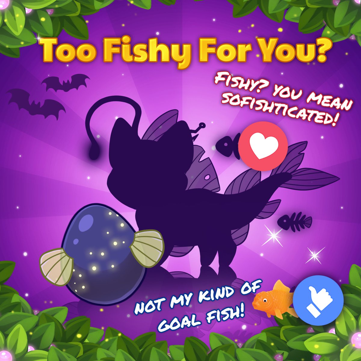 castle_cats's tweet photo. π£ Ever wanted a catfish? No? Me neither - Instead, I'll introduce you to a fish-cat! π +π Just don't forget to fish it out of your Alchemy before Halloween ends! π£πΉ
#sofishy #fishpuns #catgame #castlecats https://t.co/6sUYtS3wiU