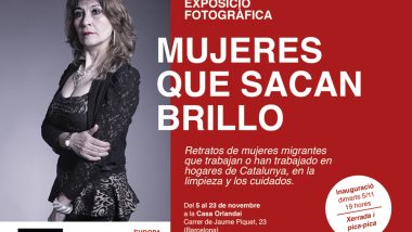 BCN_CiutatDrets's tweet image. 📷 La @Casaorlandai acollirà, del 5 al 23 de novembre, l'exposició 'Mujeres que sacan brillo', de la fotògrafa i activista Isabella Antonelli @Isofotobcn. 

Retrats de dones migrants que treballen a llars de Catalunya, en serveis de neteja i cures.

➡ eldigital.barcelona.cat/retrats-de-muj…