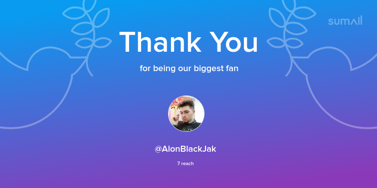 RyanGamesAlot's tweet photo. Our biggest fans this week: AlonBlackJak. Thank you! via https://t.co/8sDf4QKsJu https://t.co/7eYeWwVcsr