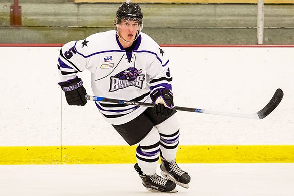 NAHLHockey's tweet photo. #NAHL @BauerHockey Defenseman of the Month for October 2019: Sam Brennan, @LoneStarBrahmas https://t.co/E6Wzgetxuu https://t.co/OCE4z7tAR3
