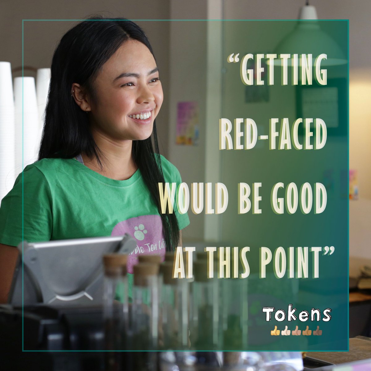 TokensOnCall's tweet photo. TOKENS TUESDAY! Because you can’t drown your sorrows in bubble tea.

#Tokens #TokensOnCall #Uber4Actors #TokensTuesday #AsianProblem @Chel5eaClark https://t.co/HsreDpTFVx