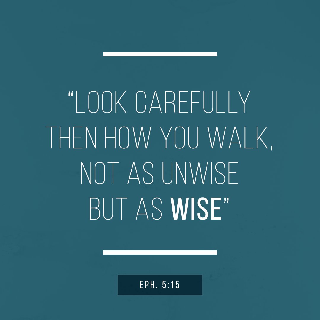 HCCStudentMin's tweet photo. "Look carefully then how you walk, not as unwise but as wise" | Ephesians 5:15

#hccsmweeklytruth #verseoftheweek #seatatthetable #Ephesians https://t.co/CtM2wwsGoT