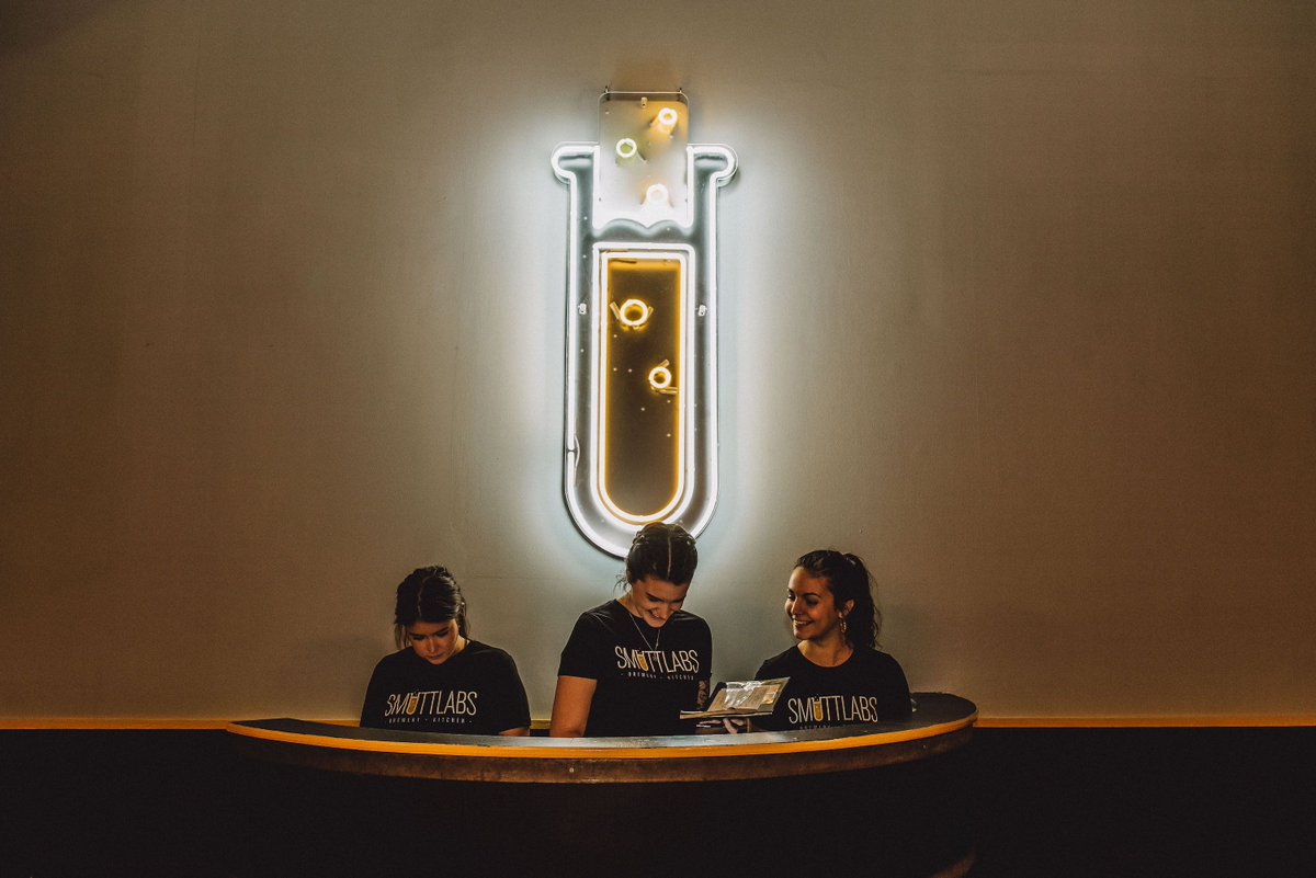 Raise a glass if you're coming to our <a href="/DoverSmuttlabs/">SmuttlabsDover</a> 🧪 grand opening tomorrow night at 5. We've worked really hard on making this space perfect - and it's all for you. 
.
.
#nhbeer #newhampshire #craftbeer #drinknh #drinklocal #beernews #smuttYum (📸 Tara Photography)