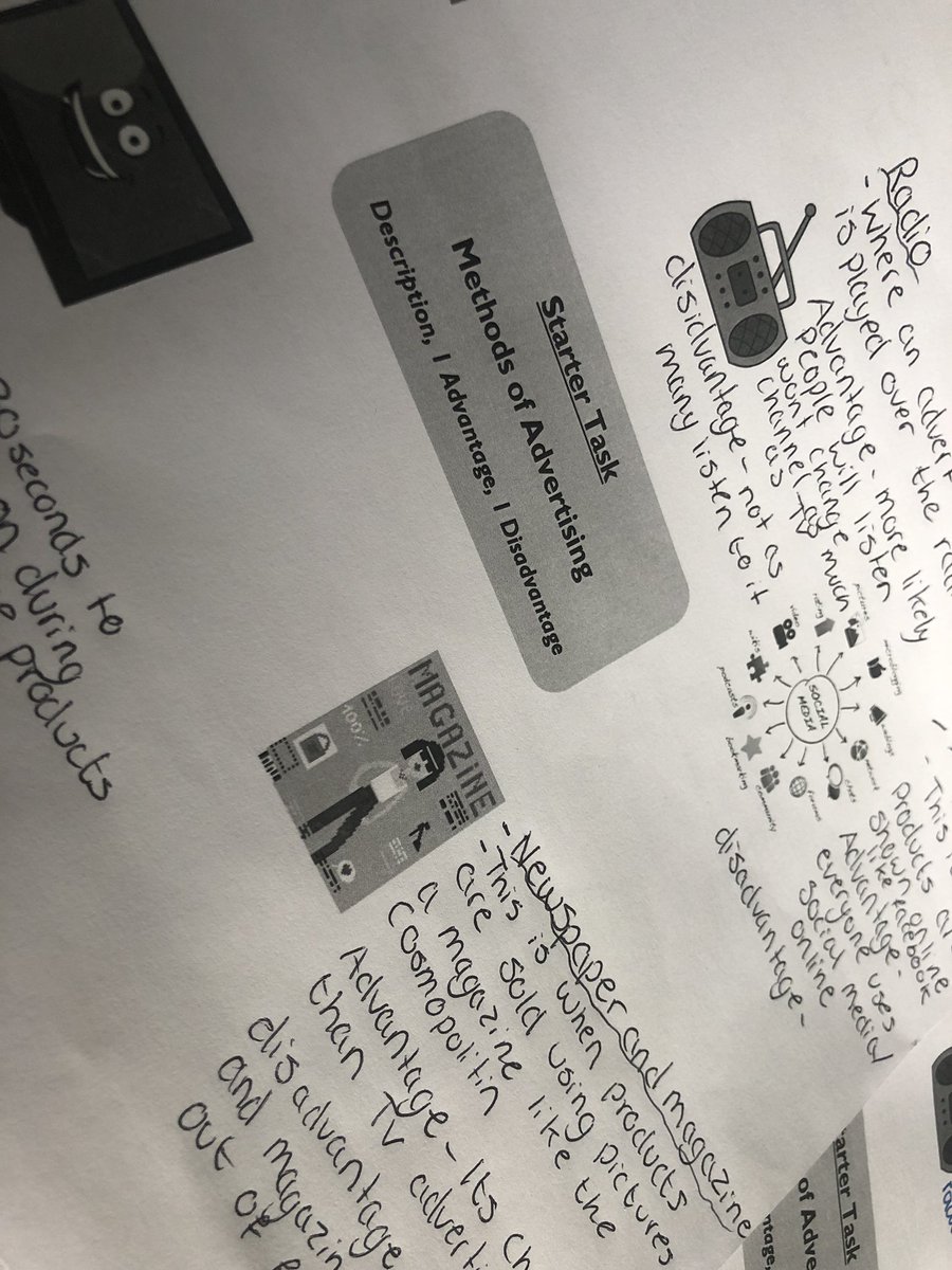 MsJSanderson's tweet photo. #retrievalpractice today with #nat5busman looking at advertising methods - some great #recall shown! #busedatbreadalbane https://t.co/EdVqxHGzgU
