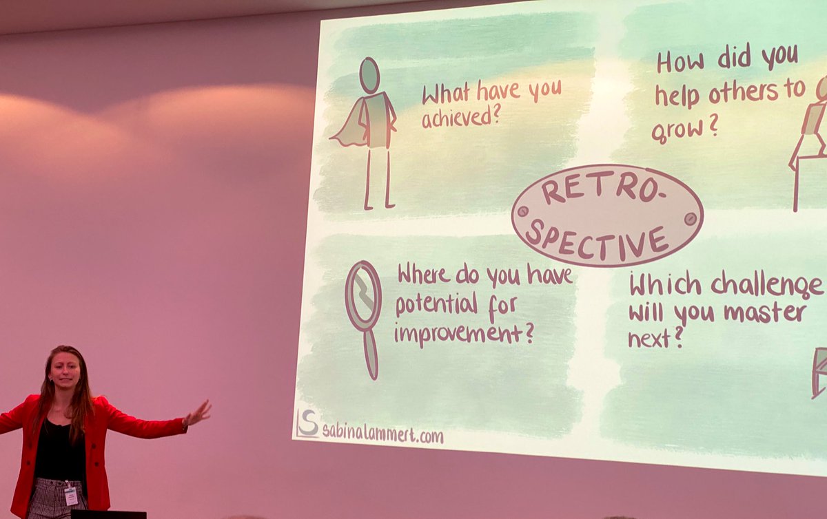 LeTino80's tweet photo. @SabinaLammert erklärt wie wir uns als agile leader selbst reflektieren können. „Jeder ist ein Leader“ #ma2019aha https://t.co/6EXTc7ZW38