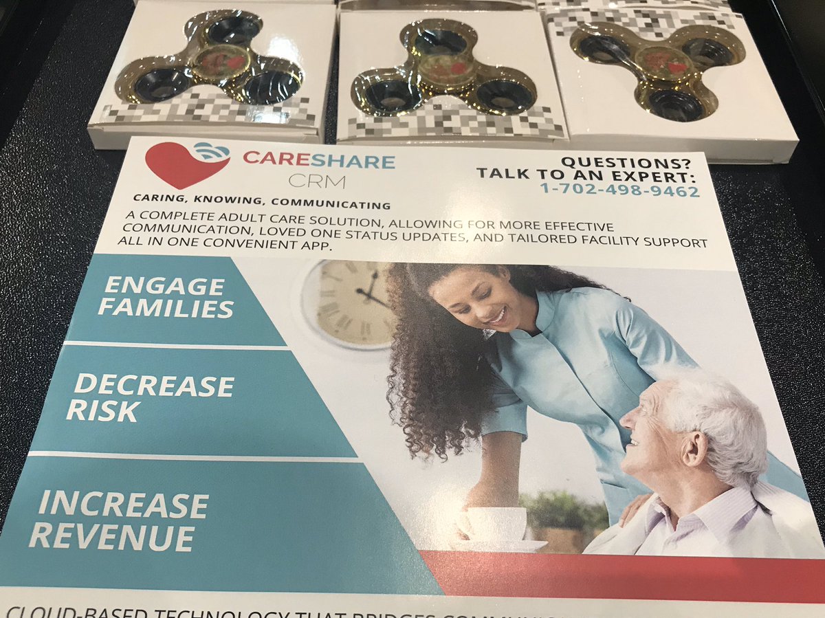 CareShareMGR's tweet photo. Want one?? Check us out n Booth #105 n the @PointClickCare Summit Partner Marketplace & learn how we aim to be your Relationship Engagement Solution for your senior living communities... #engagefamilies #increaserevenue #decreaserisk #relationshipsolution #cRm #pccsummit19 https://t.co/0YIATh4Vdb