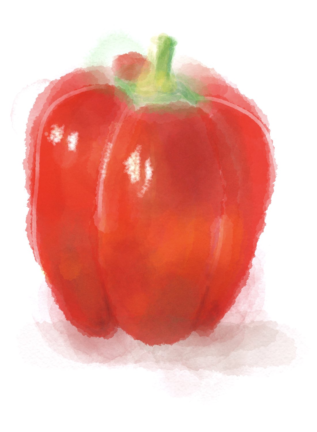 はつ パプリカ のつもり デジタルで野菜描いてる人ってそんないない気がする イラスト パプリカ イラスト王国 デジタルイラスト デジタルイラスト初心者 T Co Cjz3xa6tbo Twitter