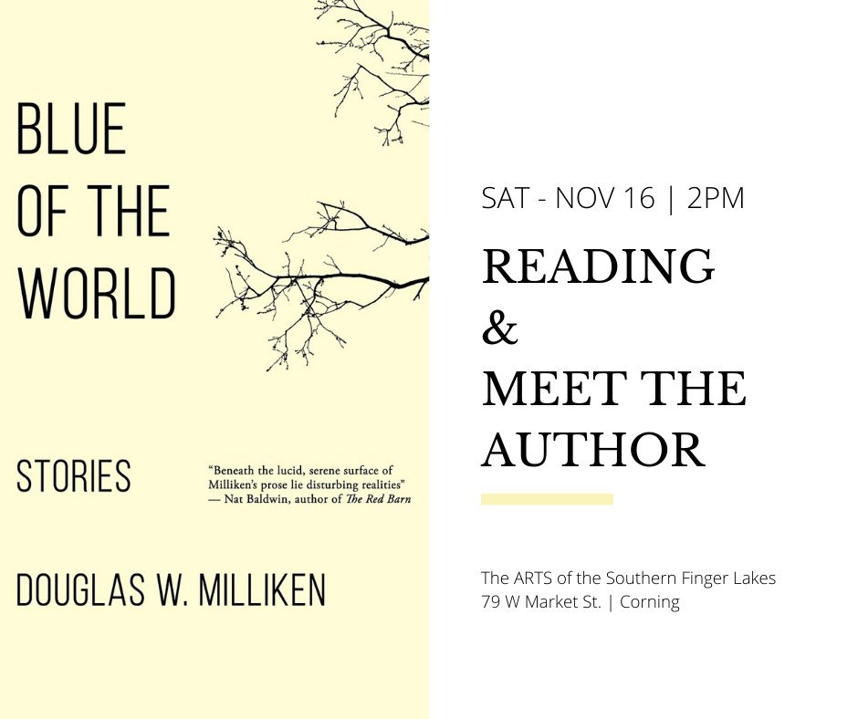 TheARTS's tweet photo. The ARTS Council will host #poet #DouglasWMilliken for a special #poetryreading on 11/16. Milliken has published several chapbooks and novels, including #ToSleepAsAnimals and #BlueoftheWorld. He has received honors from #PushcartPrize and #GlimmerTrain. 
https://t.co/Tc2tcukgOw https://t.co/LbAY8hAeoC
