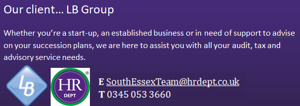 hr_essex's tweet photo. We have decided for the month of November to promote our clients, starting with LB Group. 

Visit their page @LB_Group 

#promote #ourclient #clients #socialmedia #hrdept #hrdeptsouthessex #southessex #lbgroup https://t.co/NyI7P51wHd