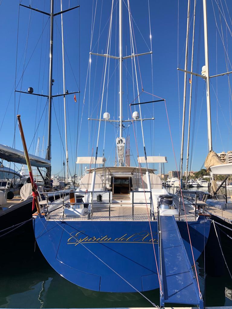 More and more yachts are taking advantage of our presence in Palma. So did the team of Espiritu del Xarey! We are currently doing service work on this Vitters-built yacht. Is your yacht also in need of service or maintenance? E-mail info@vittersservice.com or call +34699102701.