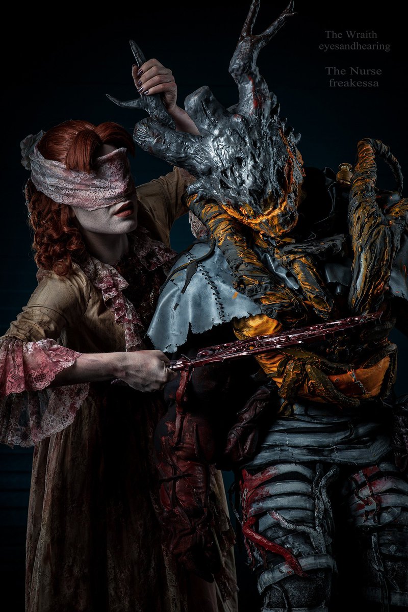EyesAndHearing's tweet photo. #DeadbyDaylight #DbD

The Wraith by eyesandhearing 
The Nurse by freakessa https://t.co/0QFUdRShc9