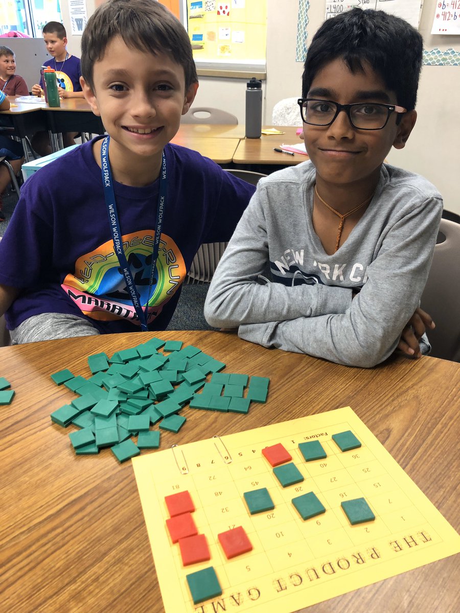 Practicing fact fluency the fun way. Thanks <a href="/khlawson624/">Kathi Lawson</a> for the game! #twehowl <a href="/TWEHowl/">Tom Wilson Elementary</a>