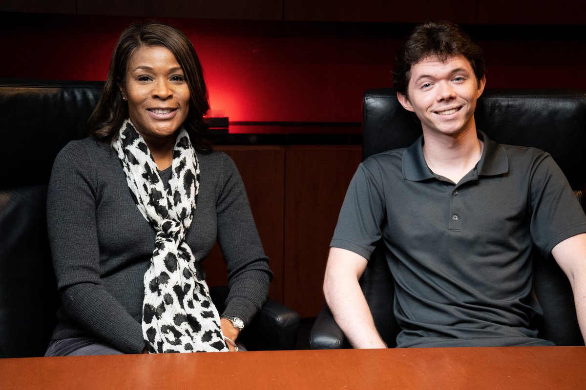UHBauerCollege's tweet photo. "I definitely couldn't have done it on my own." Hear about the unique challenges first-gen college students face in #WorkingWisdom podcast w/ #UHBauer alumna & Enterprise Products Partners Sr Acct Manager Carla Murphy & MSACCY candidate Samuel Cooper https://t.co/kuwaIwfDEm https://t.co/e4LLAc0u9O
