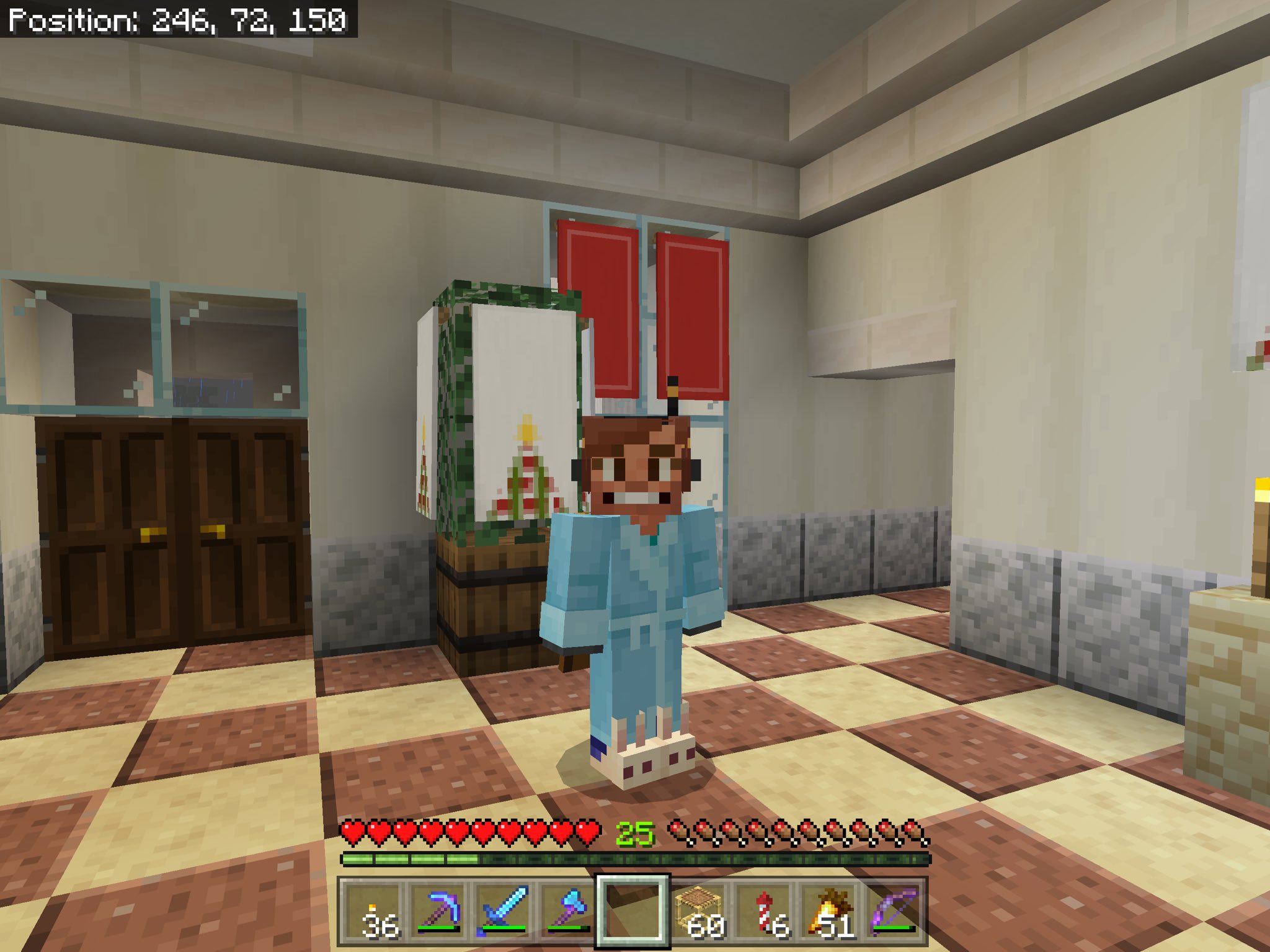 Minecraft store house slippers