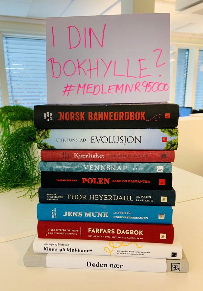 Er du, eller kjenner du, en som er både humanist og bokelsker ❤️📚?

Nå er vi sååååå nærme å telle hele 95.000 medlemmer! 🎉
Medlem nummer 95.000 vil derfor motta ti - ja, 10! - bøker fra dyktige <a href="/Humanistforlag/">Humanist forlag</a>! :-D 

Meld deg inn her: human.no/bli-med/om-med…