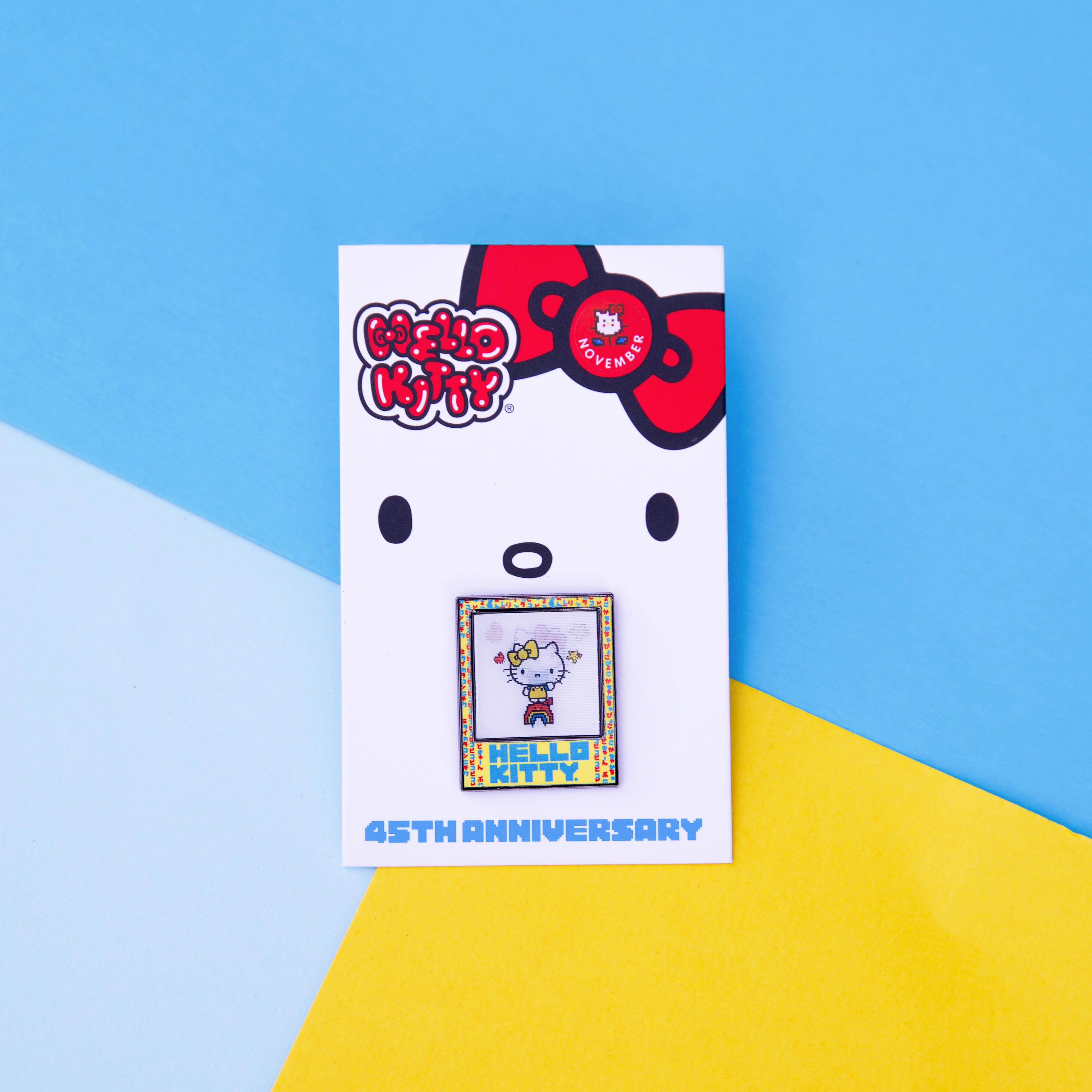 Sanrio Hello Kitty 45th anniversary November Friend of the month pin 